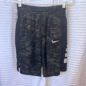 Grey camo pattern Nike elite shorts